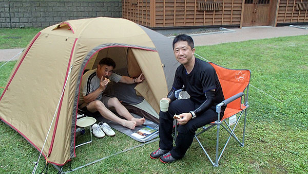 スノーピーク製のテント